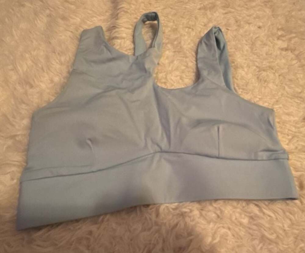 Fabletics Light Blue Sports Bra Size Small